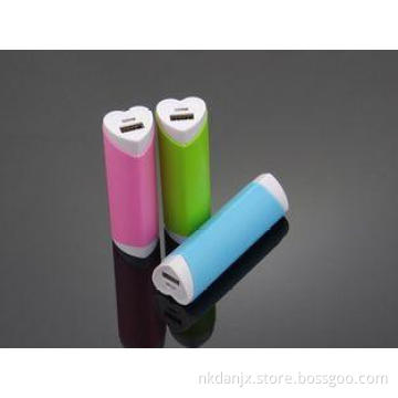 Heart Shape Lipstick USB Portable Power Bank For Iphone / I